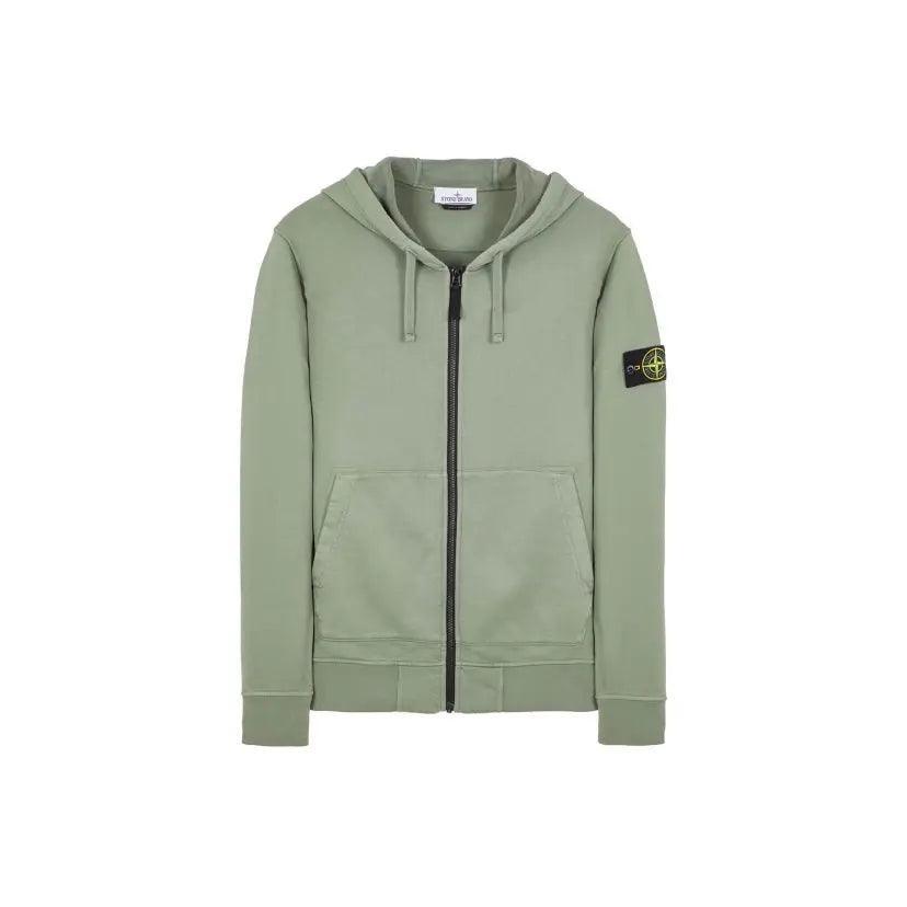 Veste Sweat Zippé vert d’eau - JIRISU