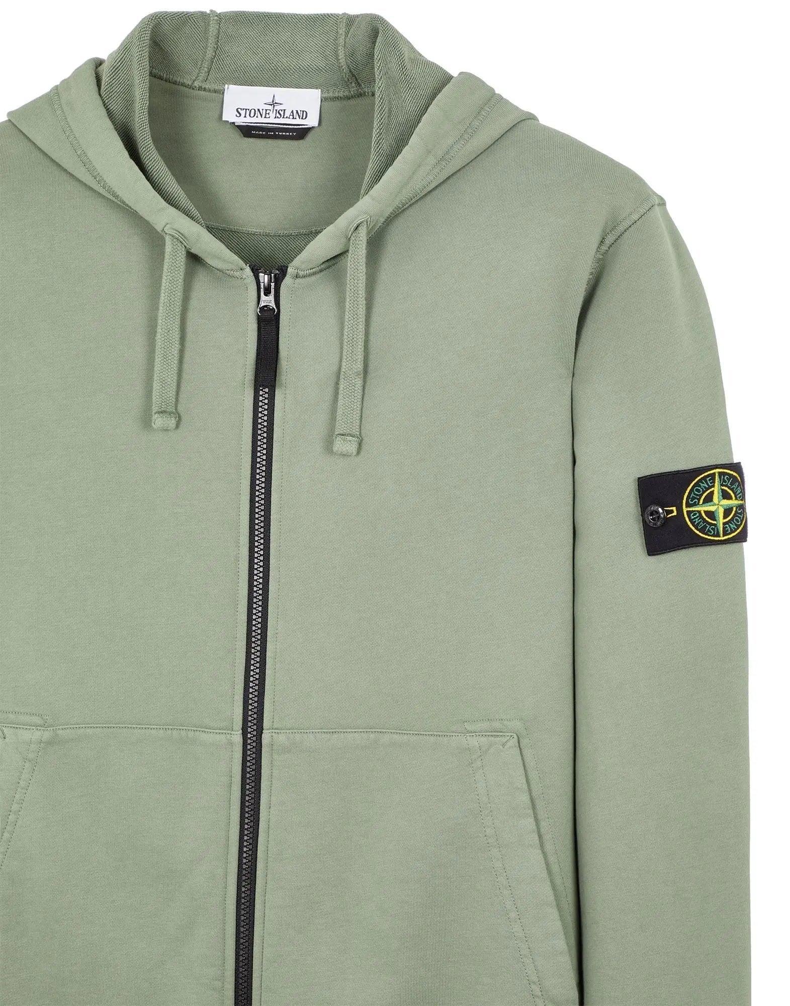 Veste Sweat Zippé vert d’eau - JIRISU