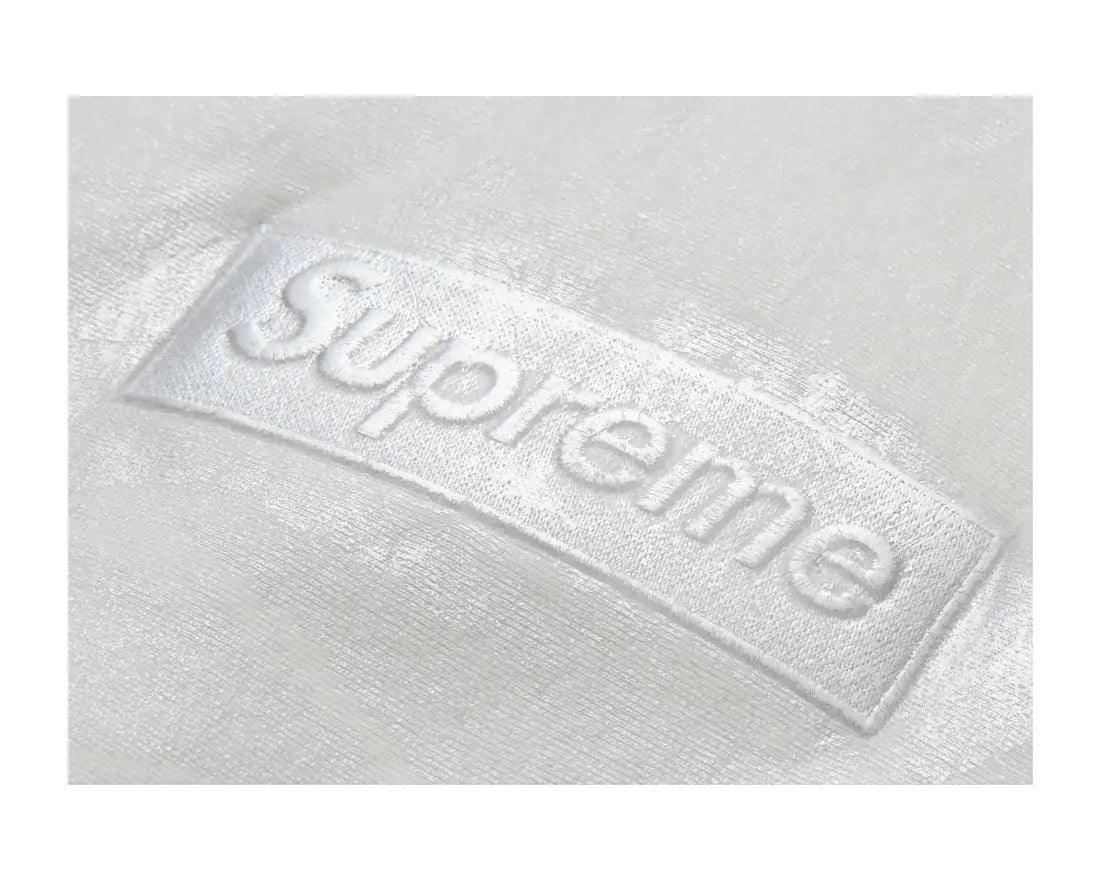 Sweat à Capuche Foil Box Logo Hooded coloris Blanc - JIRISU