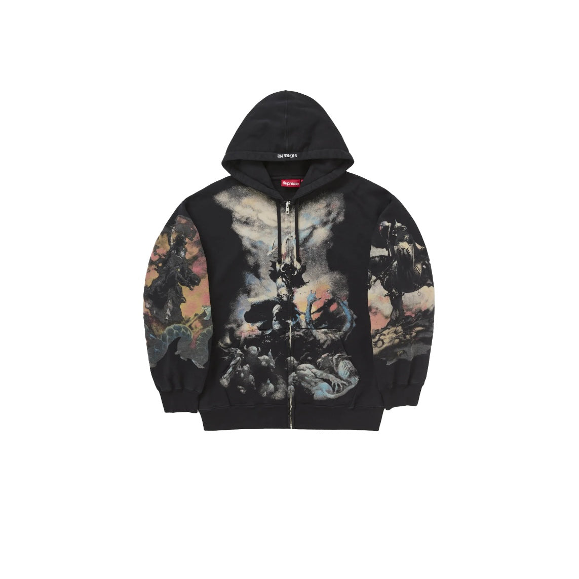 Hoodie à Capuche Frazetta Zip Up Veste Sweat-shirt SS24