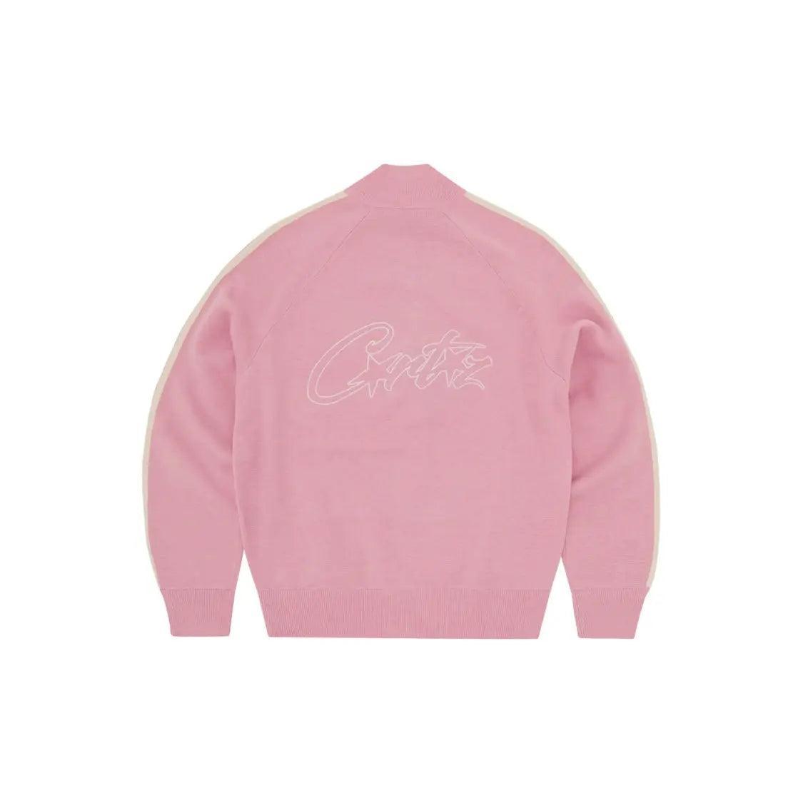 Veste Zipé Fleece VVS Knit coloris rose - JIRISU