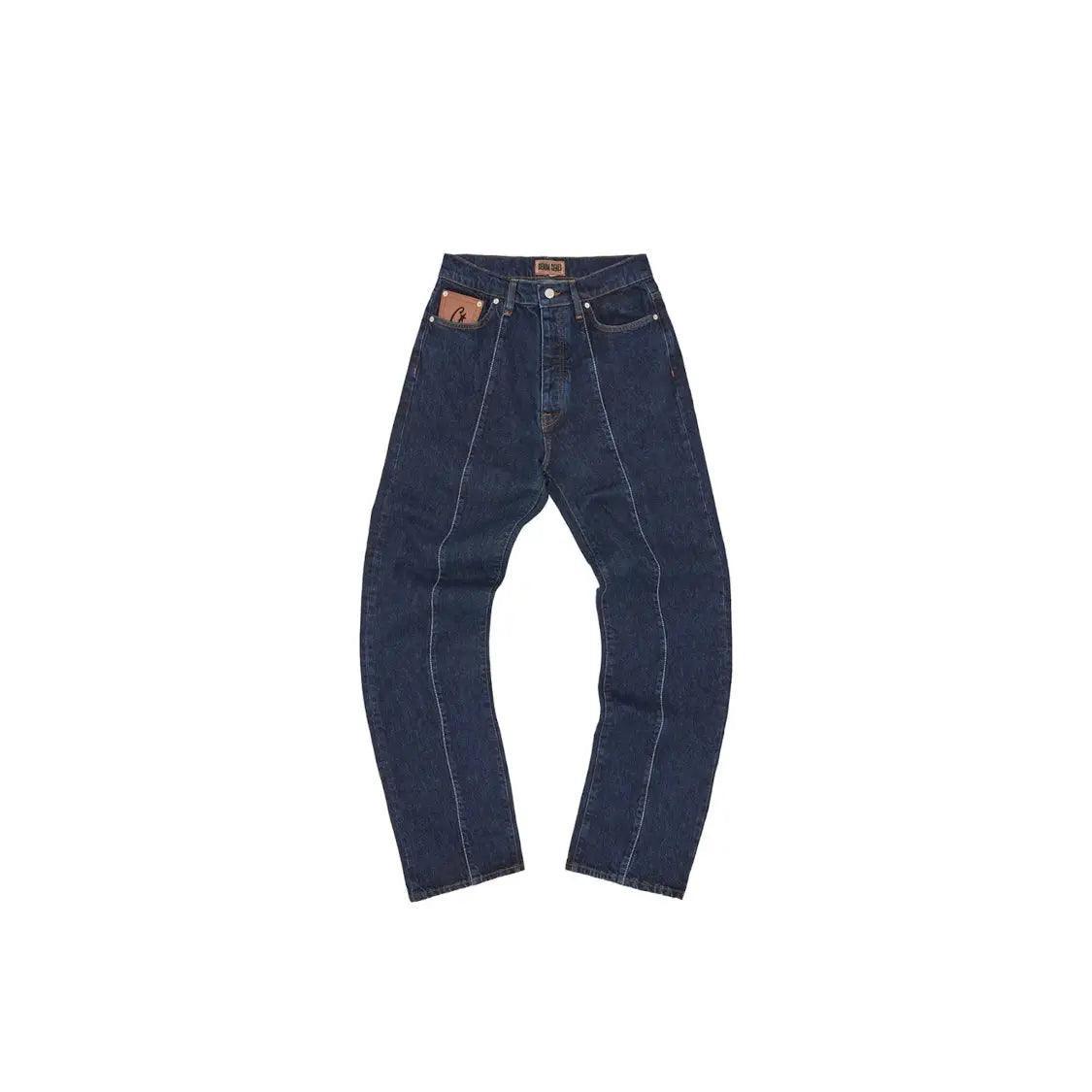 Jean CRTZ Stitch-Down bleu marine - JIRISU