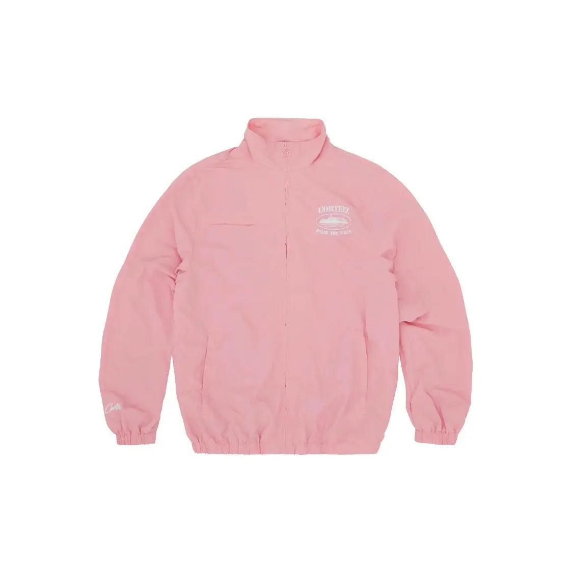 Veste Shukushuku Jacket coloris rose pastel - JIRISU