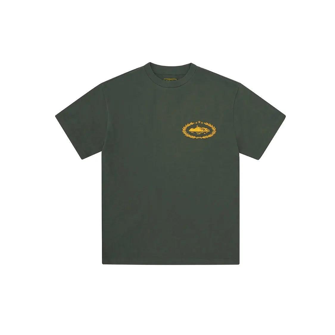 T-shirt Royale Crtz Heavyweight Tee coloris Jaune/Vert - JIRISU