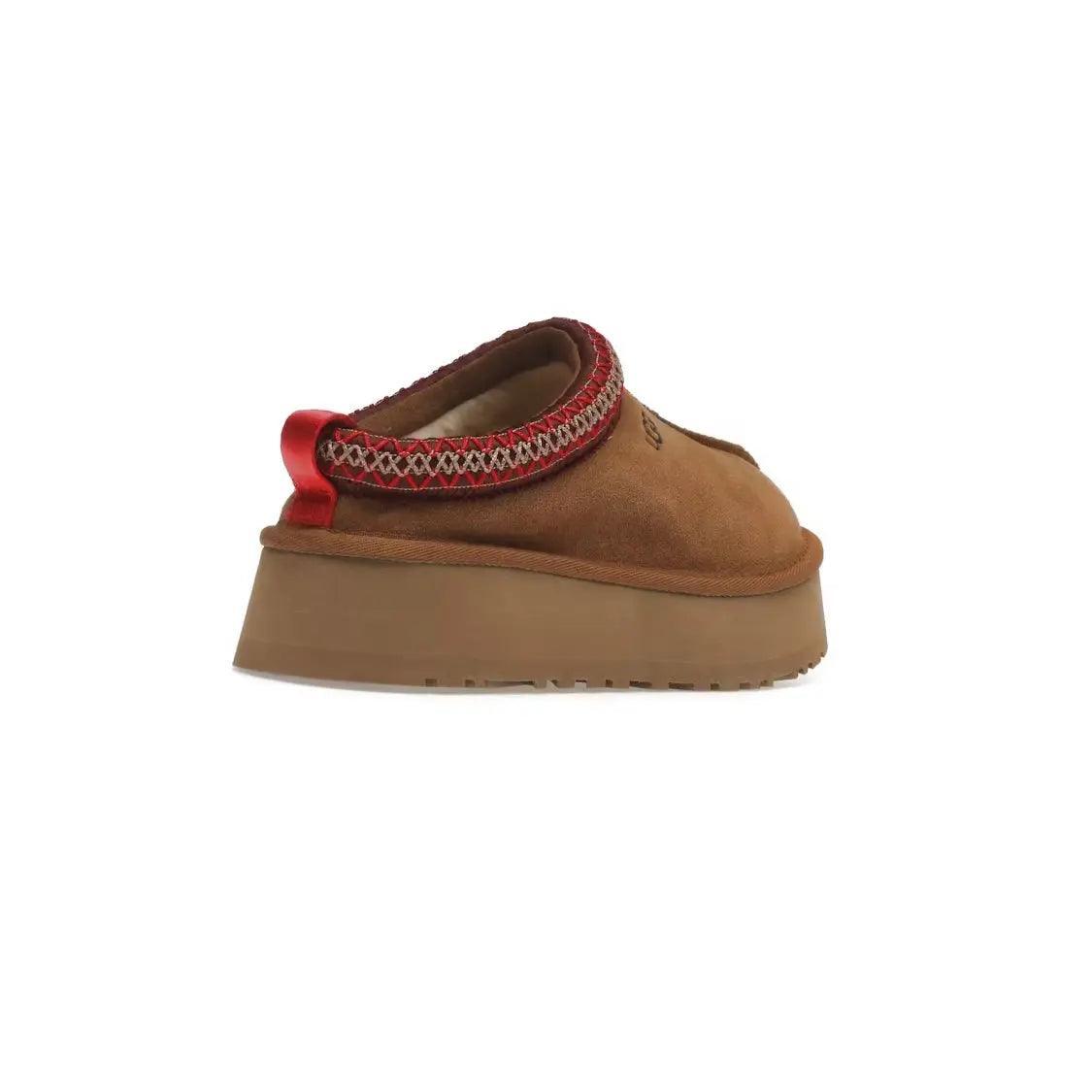 Chausson UGG coloris marron femme - JIRISU