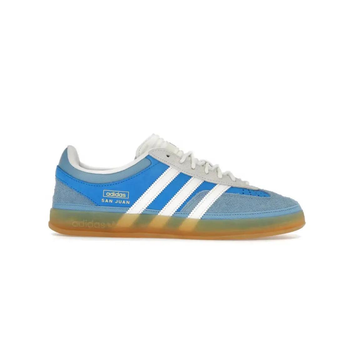 Baskets basse Gazelle Indoor Bad Bunny San Juan coloris bleu - JIRISU