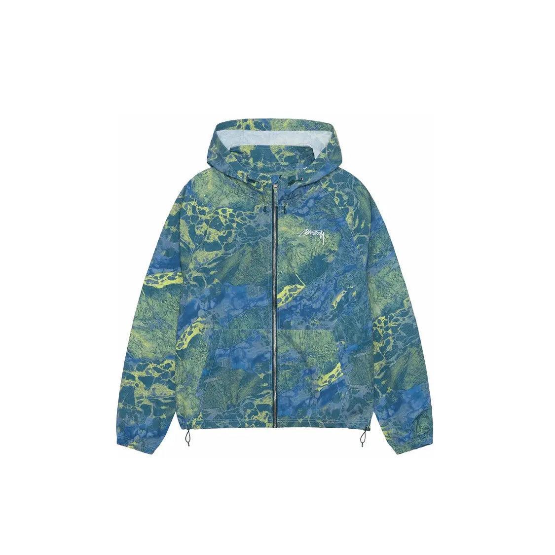 Veste de plage Shell Wave Realtree coloris Bleu/Jaune - JIRISU