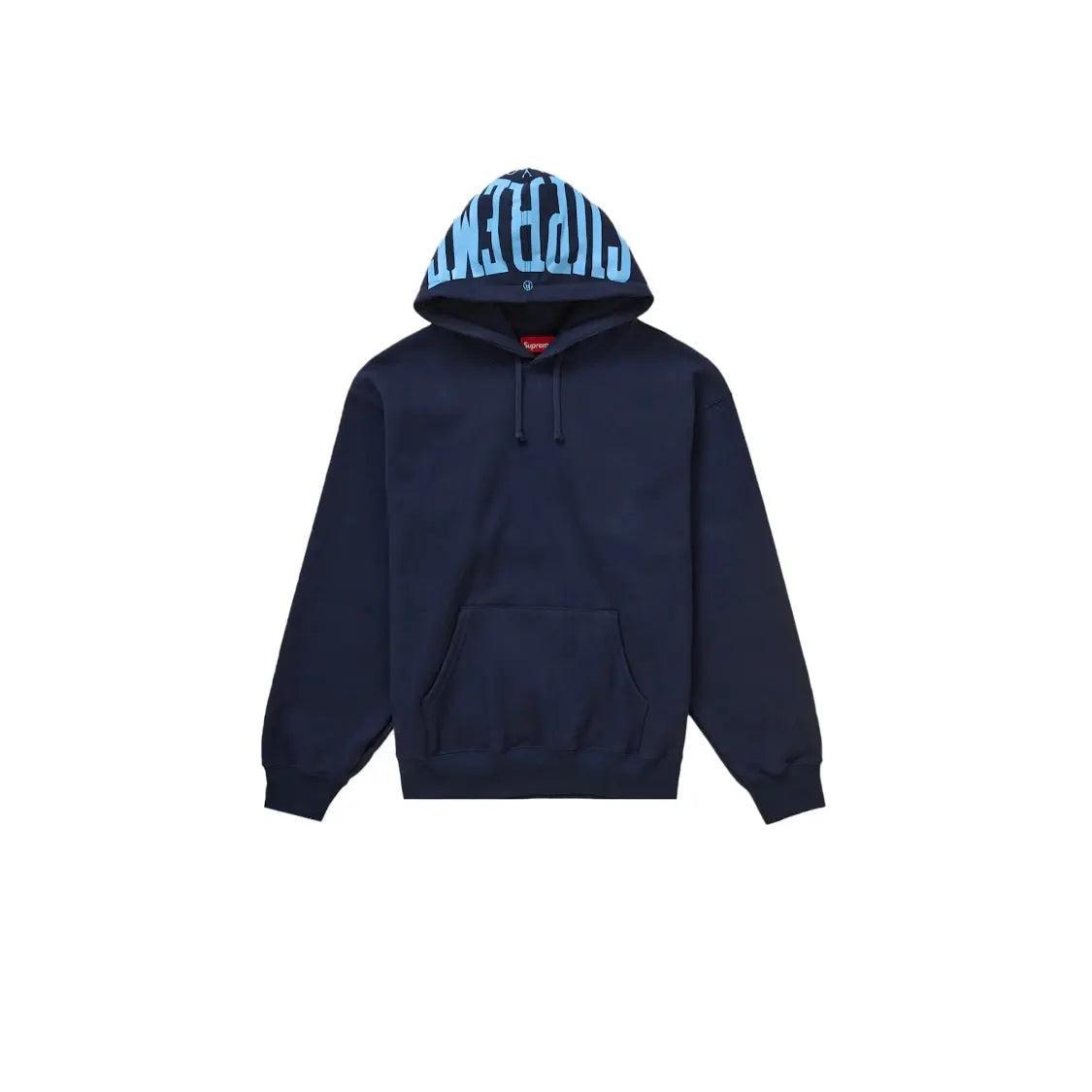 Sweatshirt à Capuche Warm Up SS24 coloris bleu marine - JIRISU