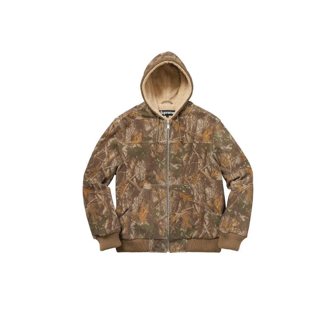 Veste Zipé Hooded Suede Work Jacket coloris arbre Camo - JIRISU