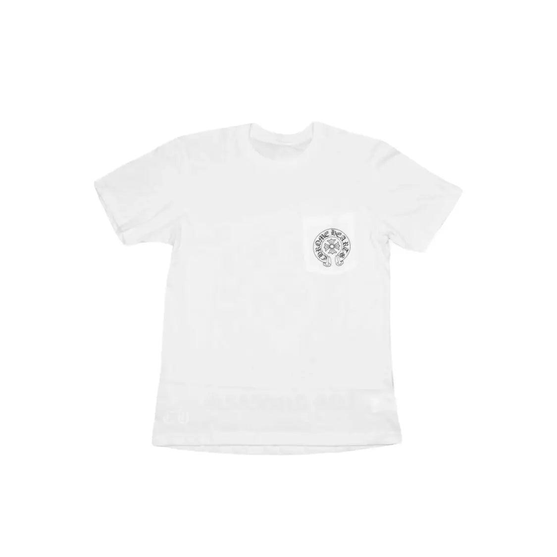 T-shirt Horse Shoe logo pocket blanc - JIRISU