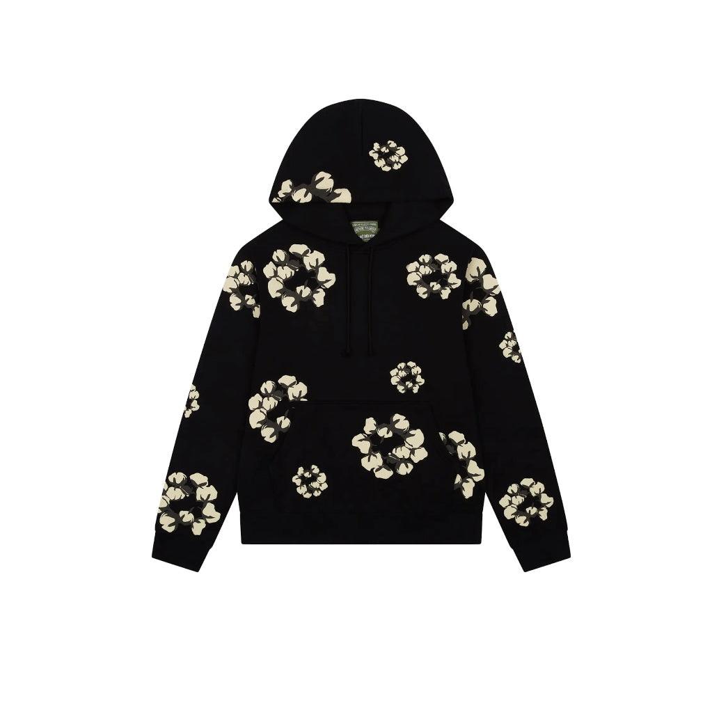 Sweat à Capuche Denim Tears x CPFM Wreath Hoodie coloris Noir - JIRISU